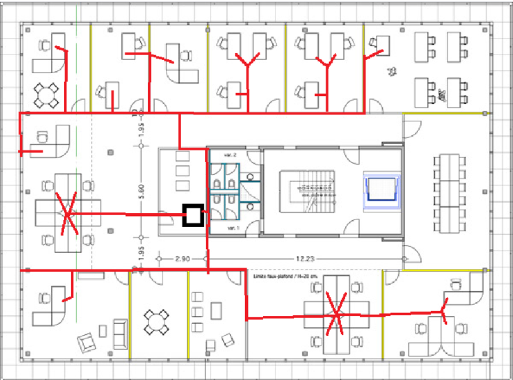 Schéma réseau entreprise